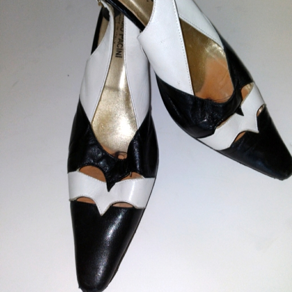 Giorgio Pacini Black & White soft leather shoes (Open to Private Offers)